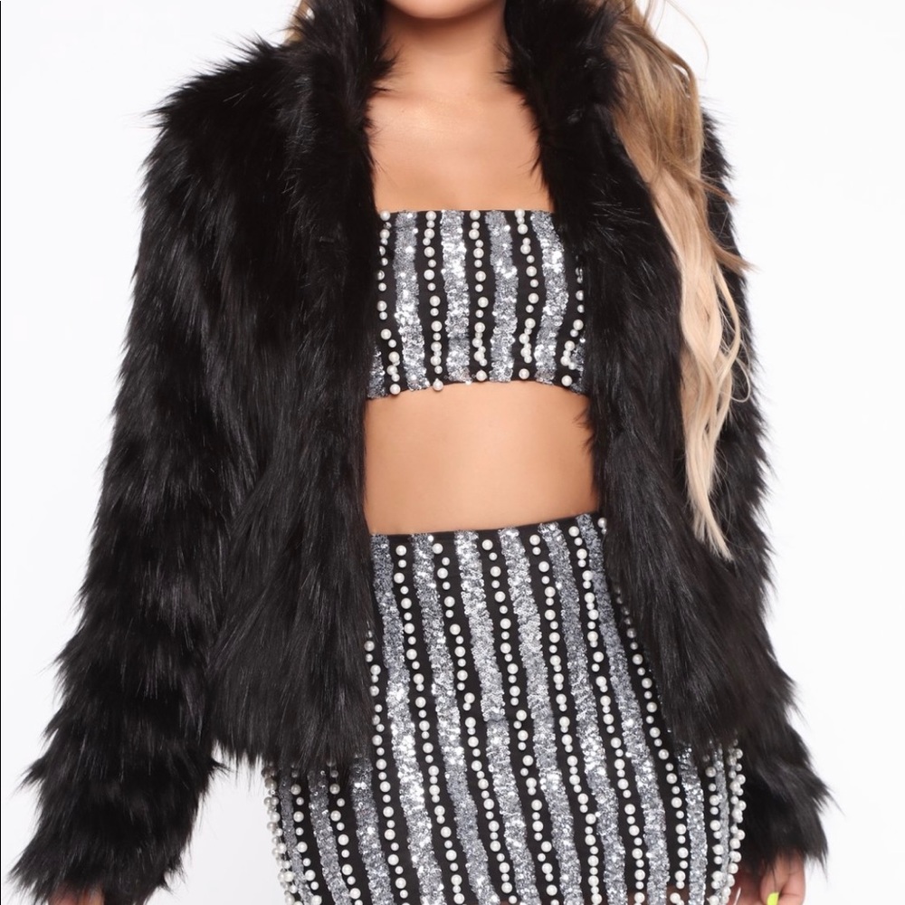 NWOT Fashion Nova Fur Coat